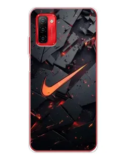 Чохол для Ulefone Note 12P з картинкою «Nike — ефект розломів»