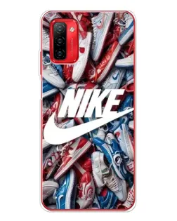 Чохол для Ulefone Note 12P з картинкою «Космічний Nike Blue»