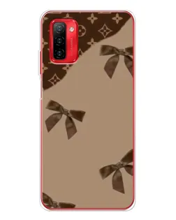 Чохол для Ulefone Note 12P з картинкою «LV — кавовий атлас»