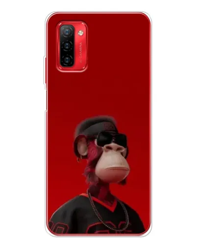 Чохол для Ulefone Note 12P з картинкою «Bored Ape в червоному» Чохол для Ulefone Note 12P з картинкою «Bored Ape в червоному»