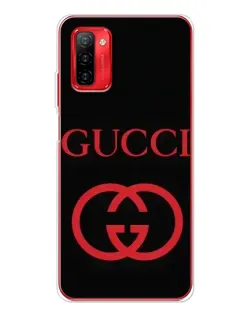 Чехол для Ulefone Note 12P с картинкой «Gucci — красный логотип»