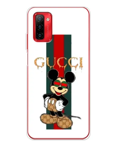 Чехол для Ulefone Note 12P с картинкой «Микки Маус Gucci — полосы» Чехол для Ulefone Note 12P с картинкой «Микки Маус Gucci — полосы»