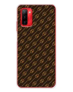 Чехол для Ulefone Note 12P с картинкой «Gucci — золотые диагонали»