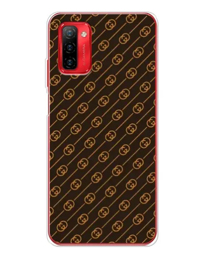 Чехол для Ulefone Note 12P с картинкой «Gucci — золотые диагонали» Чехол для Ulefone Note 12P с картинкой «Gucci — золотые диагонали»