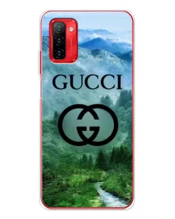 Чехол для Ulefone Note 12P с картинкой «Gucci — горный пейзаж»