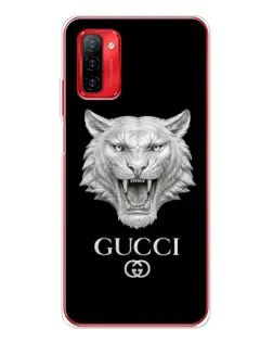 Чехол для Ulefone Note 12P с картинкой «Gucci — серебряный лев»