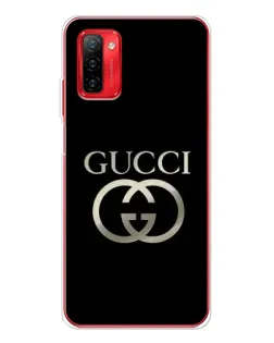 Чехол для Ulefone Note 12P с картинкой «Gucci — золото на черном»