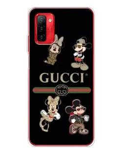 Чехол для Ulefone Note 12P с картинкой «Gucci — герои Disney и монограмма»