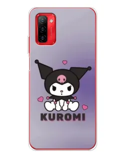 Чохол для Ulefone Note 12P з картинкою «Kuromi — фіолетовий арт»