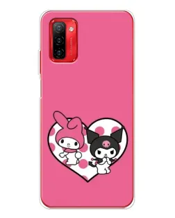 Чохол для Ulefone Note 12P з картинкою «Kuromi та My Melody»