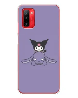 Чохол для Ulefone Note 12P з картинкою «Kuromi на ліловому фоні»