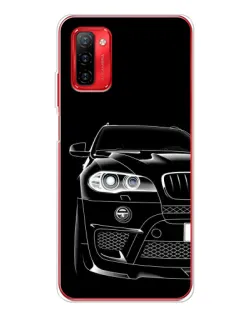 Чохол для Ulefone Note 12P з картинкою «Темний силует BMW»