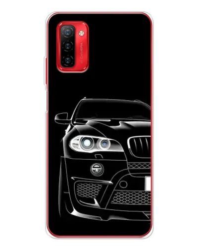 Чохол для Ulefone Note 12P з картинкою «Темний силует BMW»