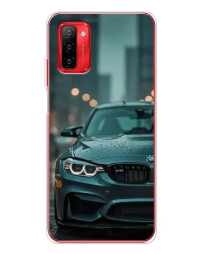 Чохол для Ulefone Note 12P з картинкою «BMW у вогнях міста»