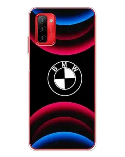 Чохол для Ulefone Note 12P з картинкою «Логотип BMW та неонові дуги»