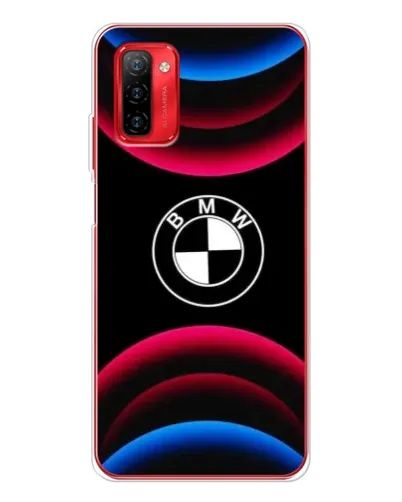 Чохол для Ulefone Note 12P з картинкою «Логотип BMW та неонові дуги»