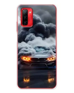 Чохол для Ulefone Note 12P з картинкою «BMW у диму»