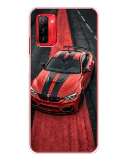 Чохол для Ulefone Note 12P з картинкою «BMW на червоній доріжці»