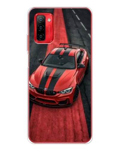 Чохол для Ulefone Note 12P з картинкою «BMW на червоній доріжці»