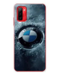 Чехол для Ulefone Note 12P с картинкой «Логотип BMW — лед»