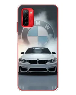 Чехол для Ulefone Note 12P с картинкой «BMW в белом дыму»