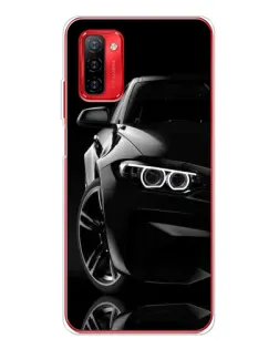 Чехол для Ulefone Note 12P с картинкой «Черная BMW — профиль»