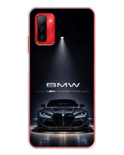Чехол для Ulefone Note 12P с картинкой «BMW сквозь ночной город»