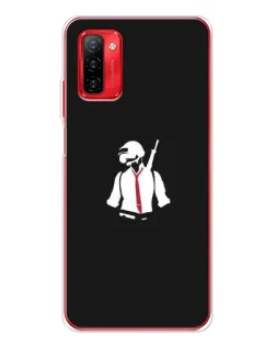 Чехол для Ulefone Note 12P с картинкой «PUBG — силуэт воина»