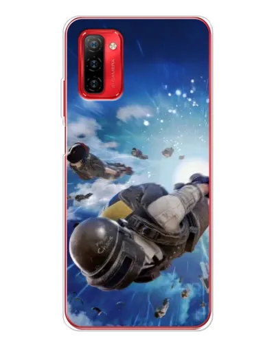 Чехол для Ulefone Note 12P с картинкой «Десант PUBG — прыжок» Чехол для Ulefone Note 12P с картинкой «Десант PUBG — прыжок»