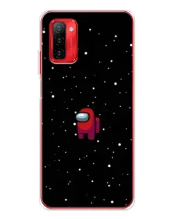 Чехол для Ulefone Note 12P с картинкой «Красный Among Us»
