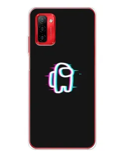 Чехол для Ulefone Note 12P с картинкой «Among Us неон»