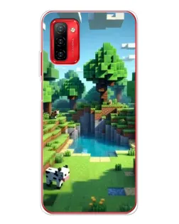 Чехол для Ulefone Note 12P с картинкой «Minecraft летний день»