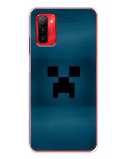 Чехол для Ulefone Note 12P с картинкой «Крипер текстура»