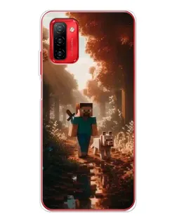 Чехол для Ulefone Note 12P с картинкой «Стив в лесу»