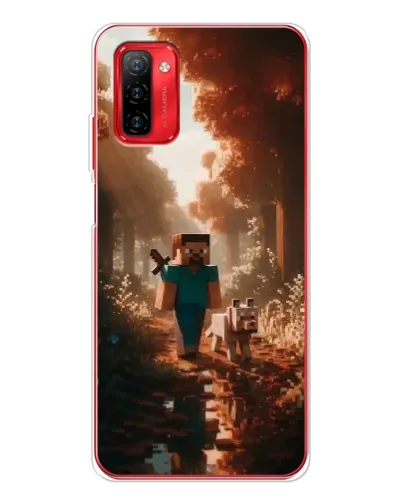 Чехол для Ulefone Note 12P с картинкой «Стив в лесу» Чехол для Ulefone Note 12P с картинкой «Стив в лесу»
