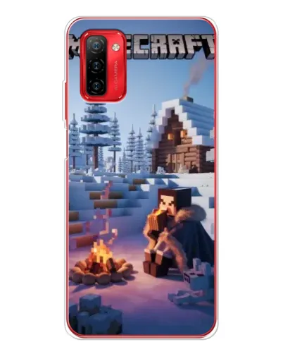 Чехол для Ulefone Note 12P с картинкой «Зимний Minecraft» Чехол для Ulefone Note 12P с картинкой «Зимний Minecraft»