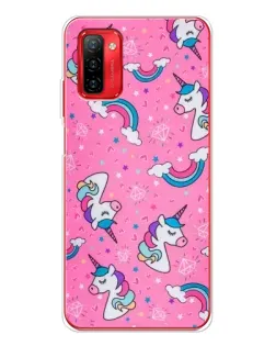 Чохол для Ulefone Note 12P з картинкою «Unicorn паттерн рожевий»