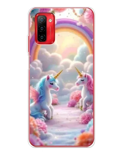 Чохол для Ulefone Note 12P з картинкою «Веселка і єдинороги» Чохол для Ulefone Note 12P з картинкою «Веселка і єдинороги»