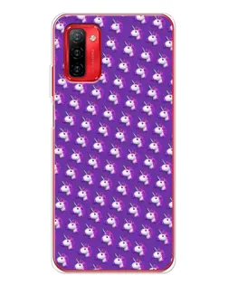 Чохол для Ulefone Note 12P з картинкою «Єдинороги на фіолетовому»