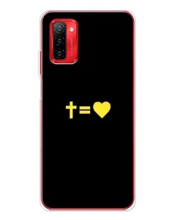 Чохол для Ulefone Note 12P з картинкою «Серце та Хрест»