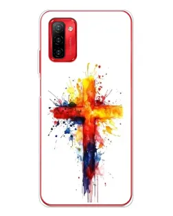 Чохол для Ulefone Note 12P з картинкою «Акварельний хрест»