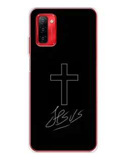 Чохол для Ulefone Note 12P з картинкою «Графічний хрест Jesus»