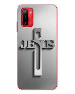 Чохол для Ulefone Note 12P з картинкою «Металевий хрест Jesus»