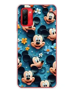 Чохол для Ulefone Note 12P з картинкою «Паттерн Міккі та Мінні»
