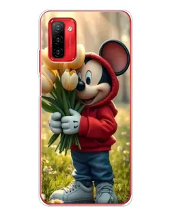 Чохол для Ulefone Note 12P з картинкою «Міккі з тюльпанами»