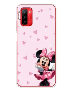 Чохол для Ulefone Note 12P з картинкою «Мінні Маус та сердечка»