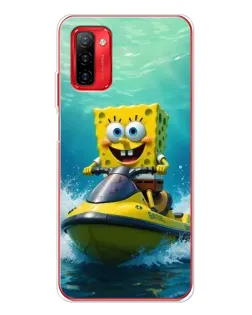 Чехол для Ulefone Note 12P с картинкой «Спанч Боб на гидроцикле» Чехол для Ulefone Note 12P с картинкой «Спанч Боб на гидроцикле»
