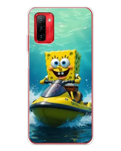 Чехол для Ulefone Note 12P с картинкой «Спанч Боб на гидроцикле» Чехол для Ulefone Note 12P с картинкой «Спанч Боб на гидроцикле»