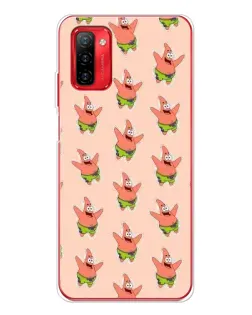 Чехол для Ulefone Note 12P с картинкой «Патрик Стар паттерн»