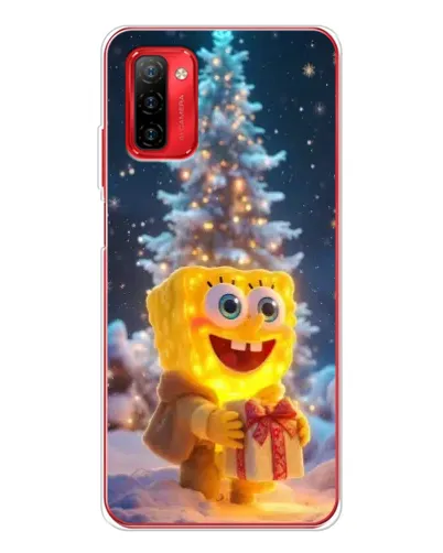 Чехол для Ulefone Note 12P с картинкой «Рождественский Спанч Боб» Чехол для Ulefone Note 12P с картинкой «Рождественский Спанч Боб»